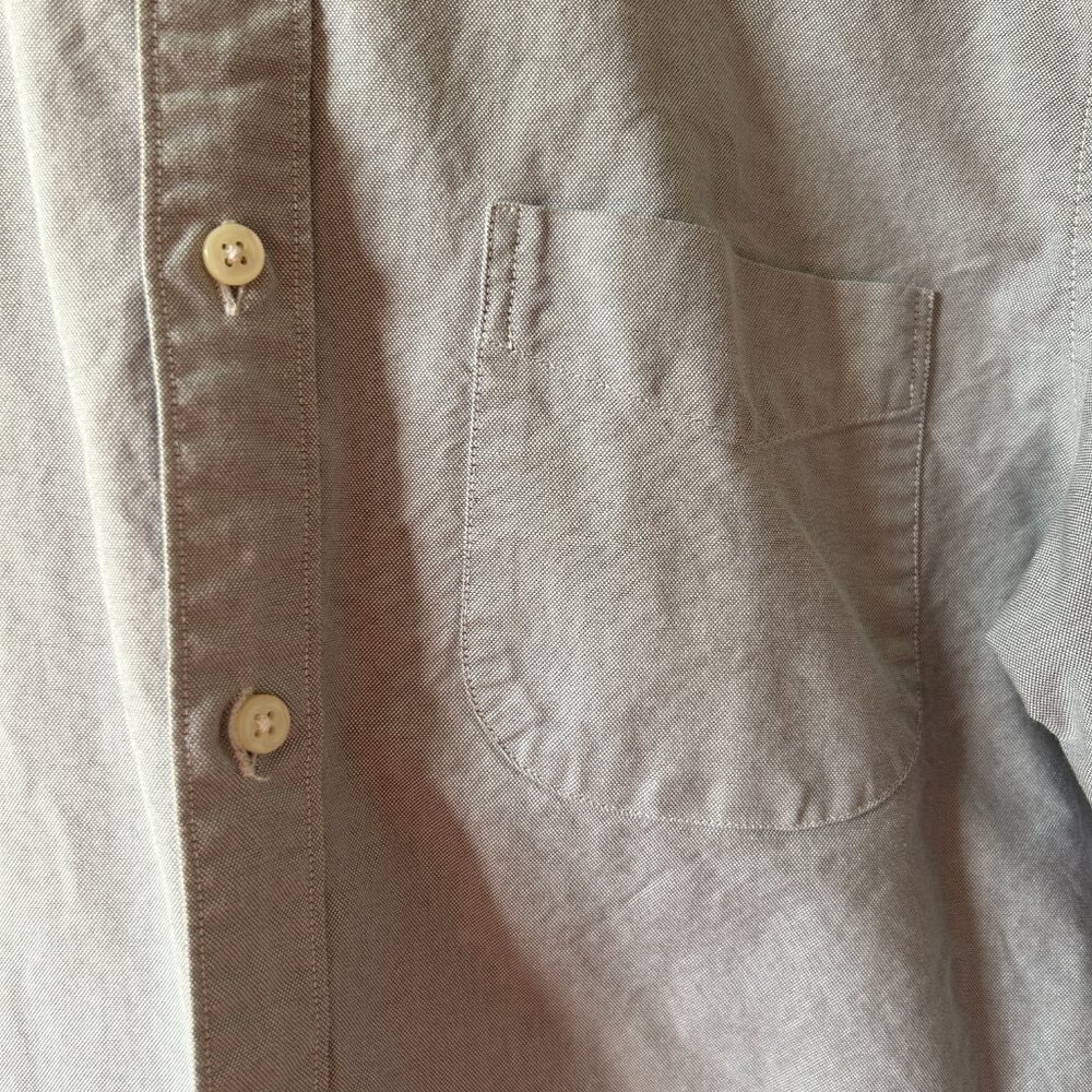 J. Crew Slim Gray Button Down Cotton Shirt - Picture 3 of 8